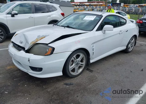 2006 Hyundai Tiburon Gt/Gt Limited/Se from USA, damaged, VIN KMHHN65F06U219476